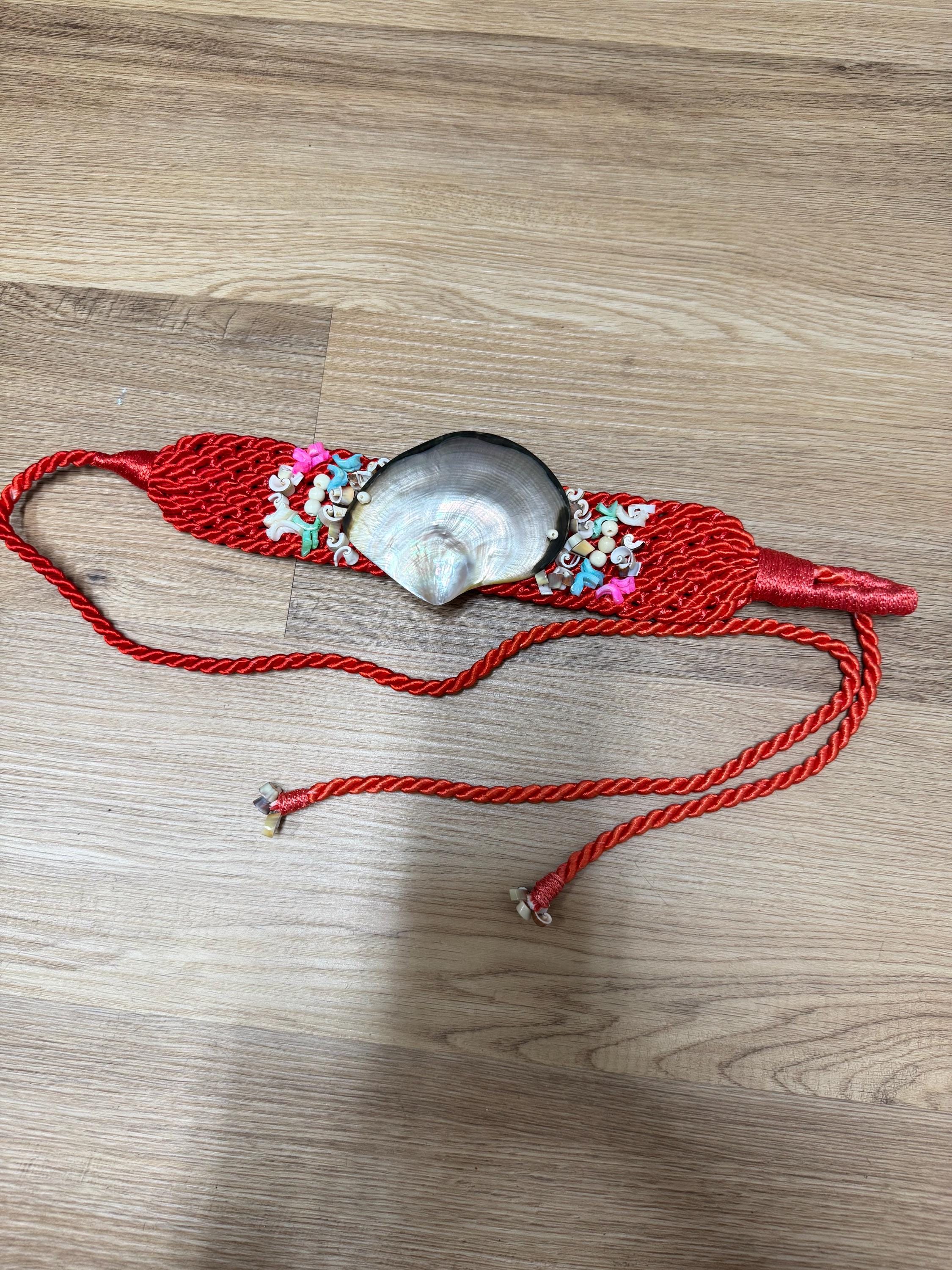 Vintage 80’s - 90’s Braided Pearl Belt‎ Lg Mother of Pearl Vintage Belts for sale | eBay main image 4