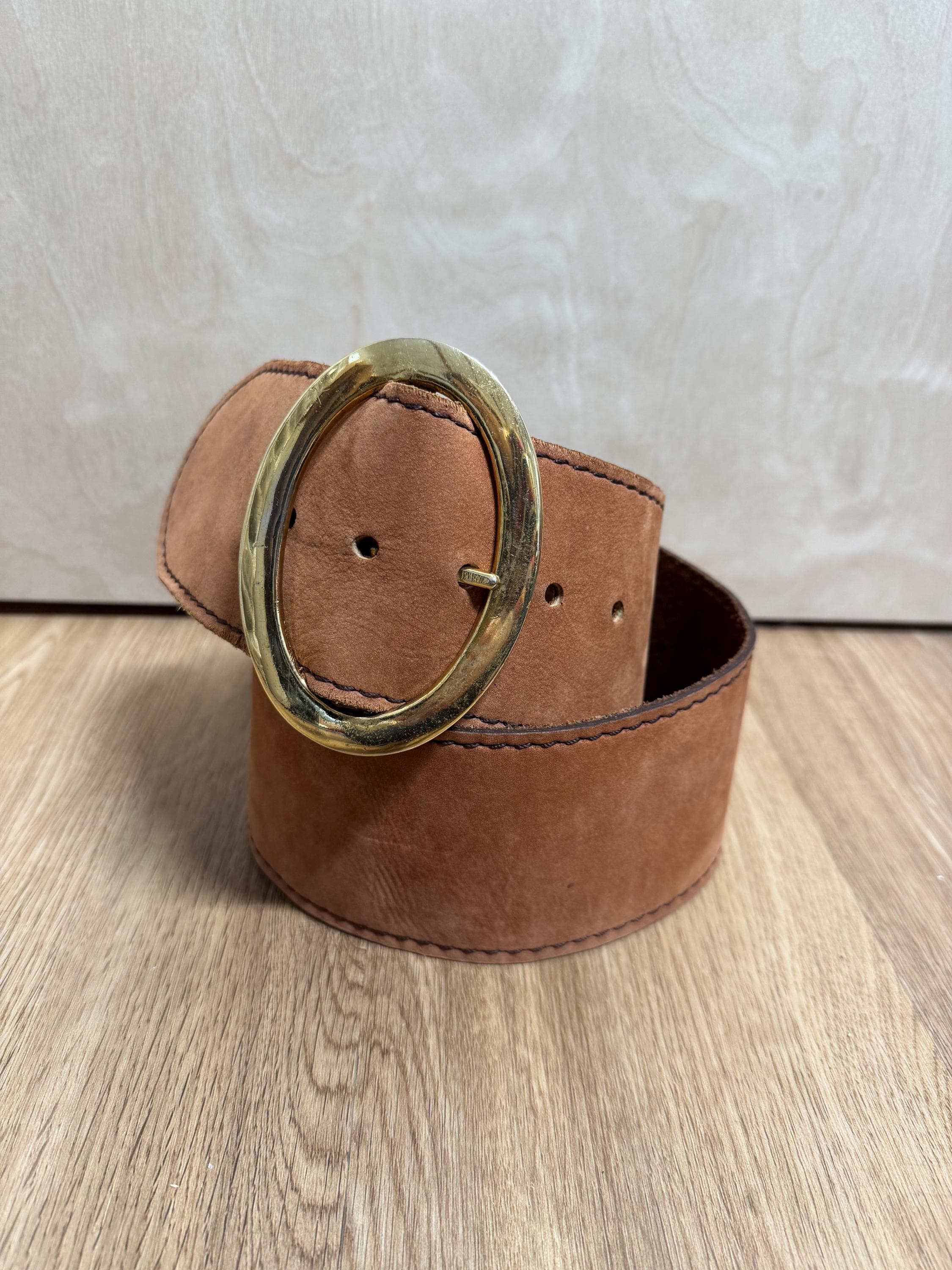 Leather Equestrian Wide Belt - Etsy