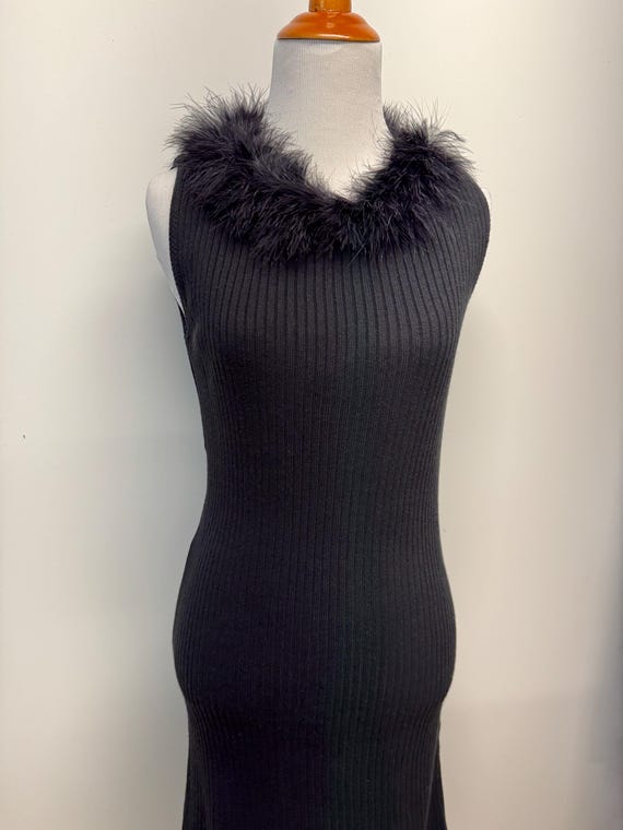 knit ruched dress Black Ruched Side Cap Sleeve Soft Knit Short Dress main image 1
