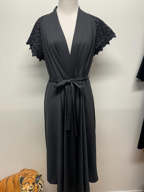 70s cut out dress 70s Sexy Side Cutout U-Neck Halter Dress with High Thigh Split, Bust 3 Patterns Central