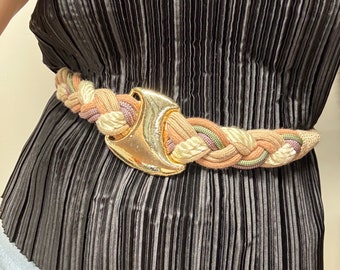 Vintage 70\'s Braided Rope Belts Vintage Ginnie Johansen Designer 70 main image 4