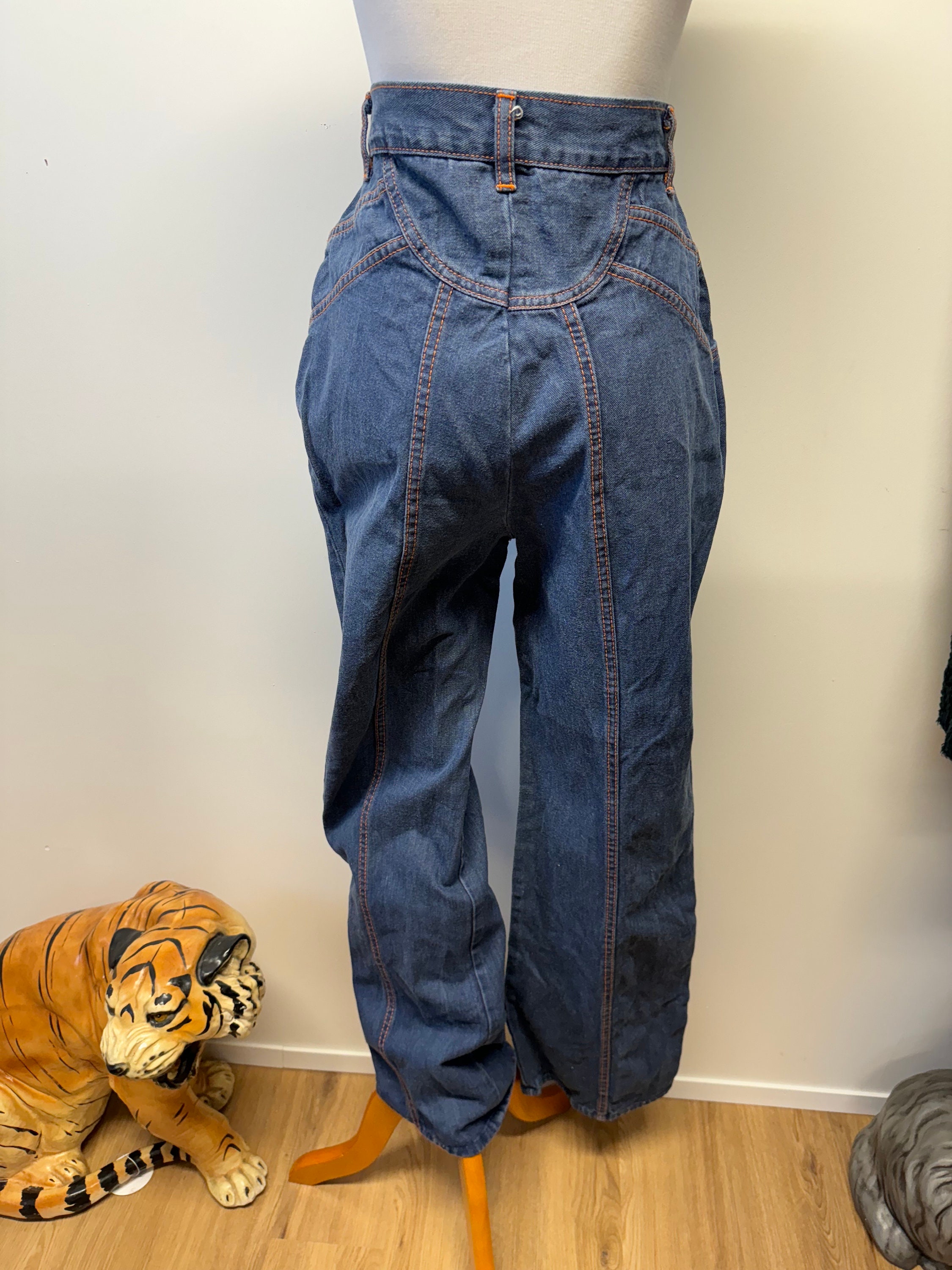 Vintage 70s Our Bottoms Ltd Flare High Waist Denim With