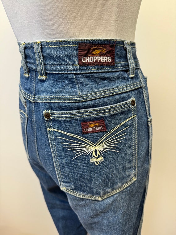 Vintage 80s 90s Choppers Denim Medium Stretch Witch Flatters