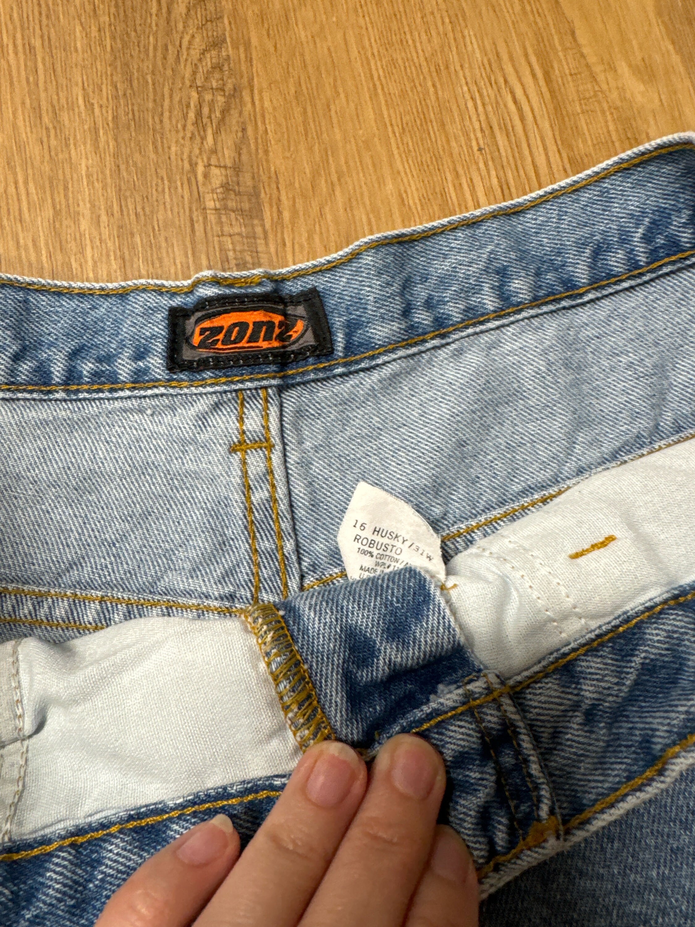 Vintage 90s 00s Zonz Wide Leg Denim Jeans High Waist Extra Vintage 90s 00s Zonz Wide Leg Denim Jeans High Waist Extra