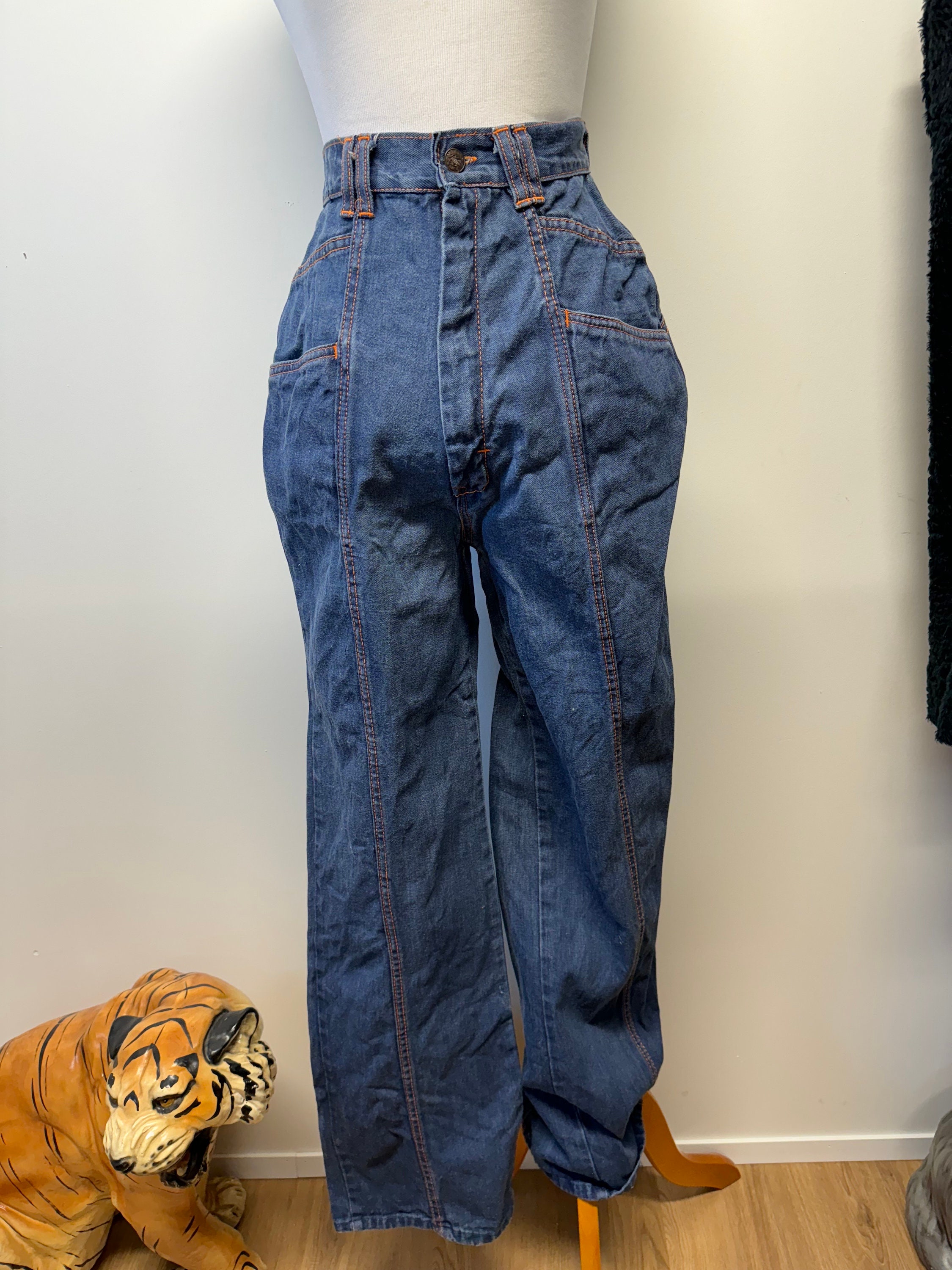 Vintage 70s Our Bottoms Ltd Flare High Waist Denim With Vintage 70s Our Bottoms Ltd Flare High Waist Denim With