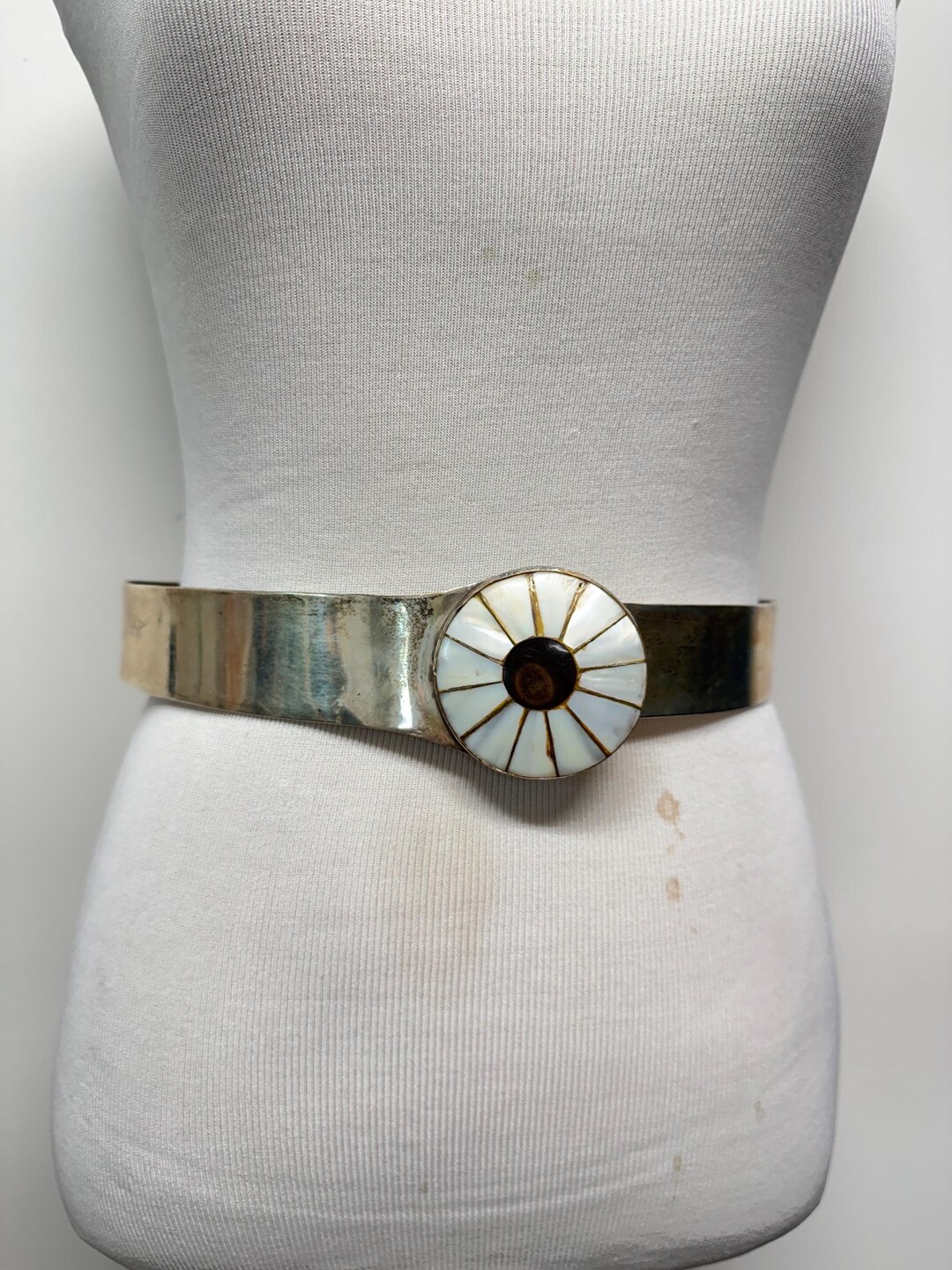 Wimberly Belt Buckle Iron Cross w Shell Mother of Pearl Inlay Wimberly | Accessories | Wimberly Belt Buckle Iron Cross W  main image 3