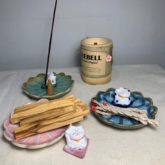 招き猫 香炉 炉香挿し 招き猫 小振り品. 贈り物 楽天市場】お香立て