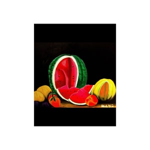 food art prints, fruit wall art, colorful fruit prints, colorful fruit wall art, colorful fruit Fine Art Posters