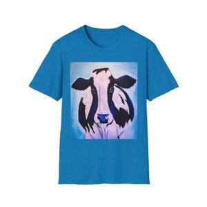 crew neck t-shirt, short sleeve t-shirt, cow print shirt, cute cow shirt, cow shirts, cow t-shirt, cow t-shirt, Unisex Softstyle T-Shirt