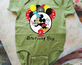 Mickey Mouse 2nd Birthday PNG, Cake Topper Design (Digital File)