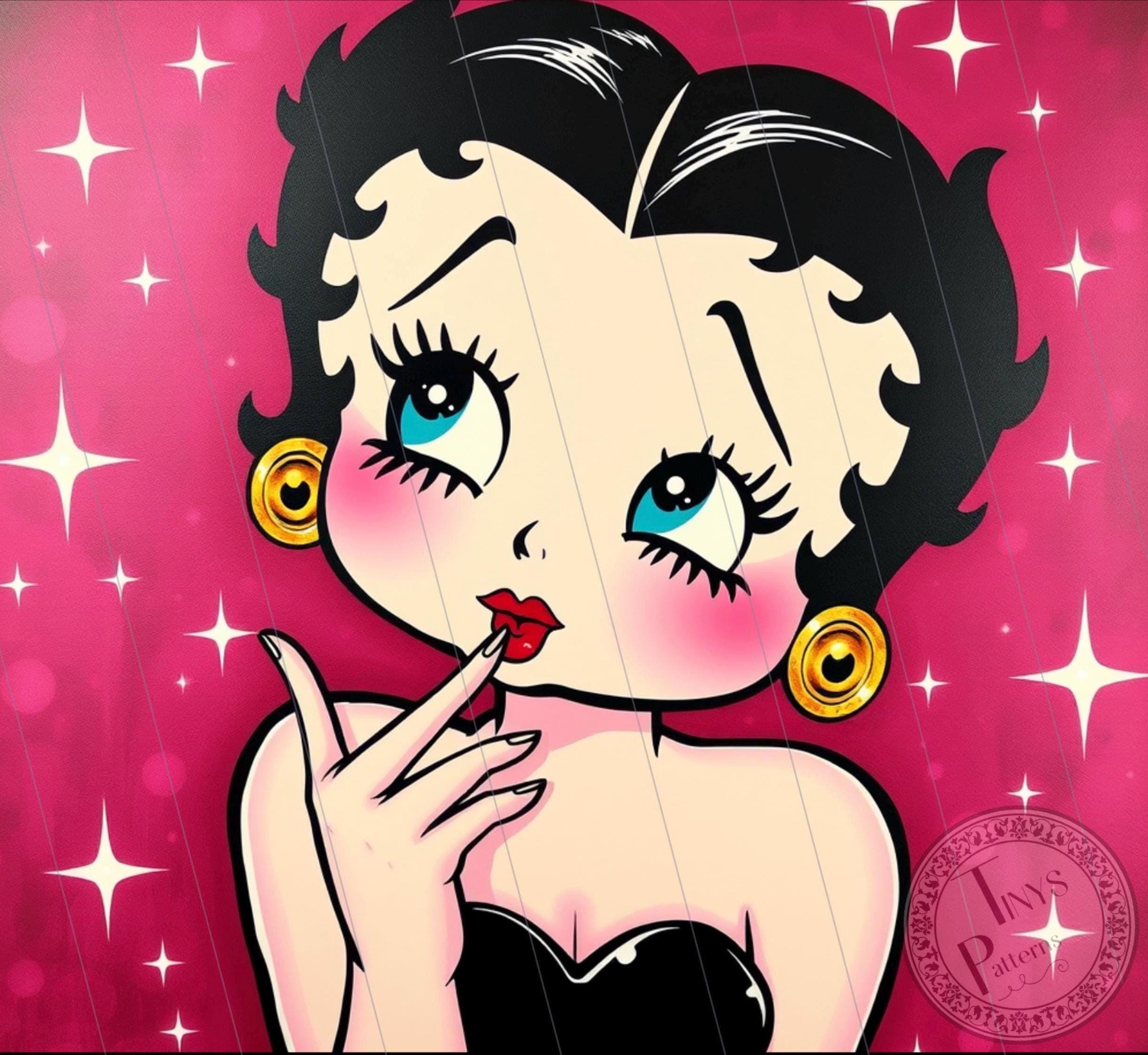 Betty Boop Wood - Etsy