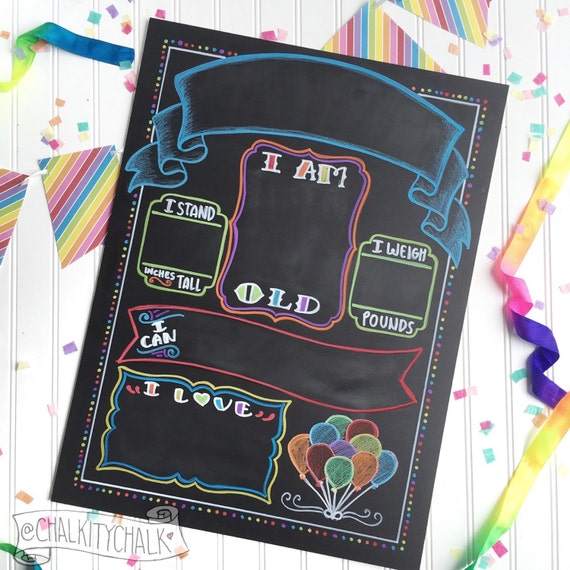 Rainbow Balloons Reusable Birthday Chalkboard Sign Erasable Milestones Chalkboard Photo Prop Gender Neutral Stats Chalkboard By Chalkitychalk Catch My Party Rainbow Balloons Reusable Birthday Chalkboard Sign Erasable Milestones Chalkboard Photo Prop Gender Neutral Stats Chalkboard By Chalkitychalk Catch My Party