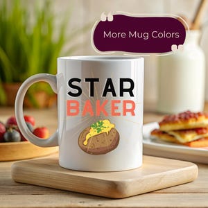 Funny Star Baker Mug Great British Bake Off Fan Gift Funny Baker Mug Culinary Arts Gift Bake Off Mug Signature Bake Present
