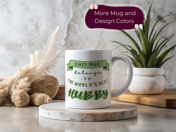 Worlds Best Hubby Mug Perfect Gift for Husband Unique Husband