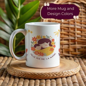 Taza Regalo para Mamá Día de la Madre Feliz Taza Regalo Original Día de la Madre Ideas Creativas Taza Cerámica Elegante