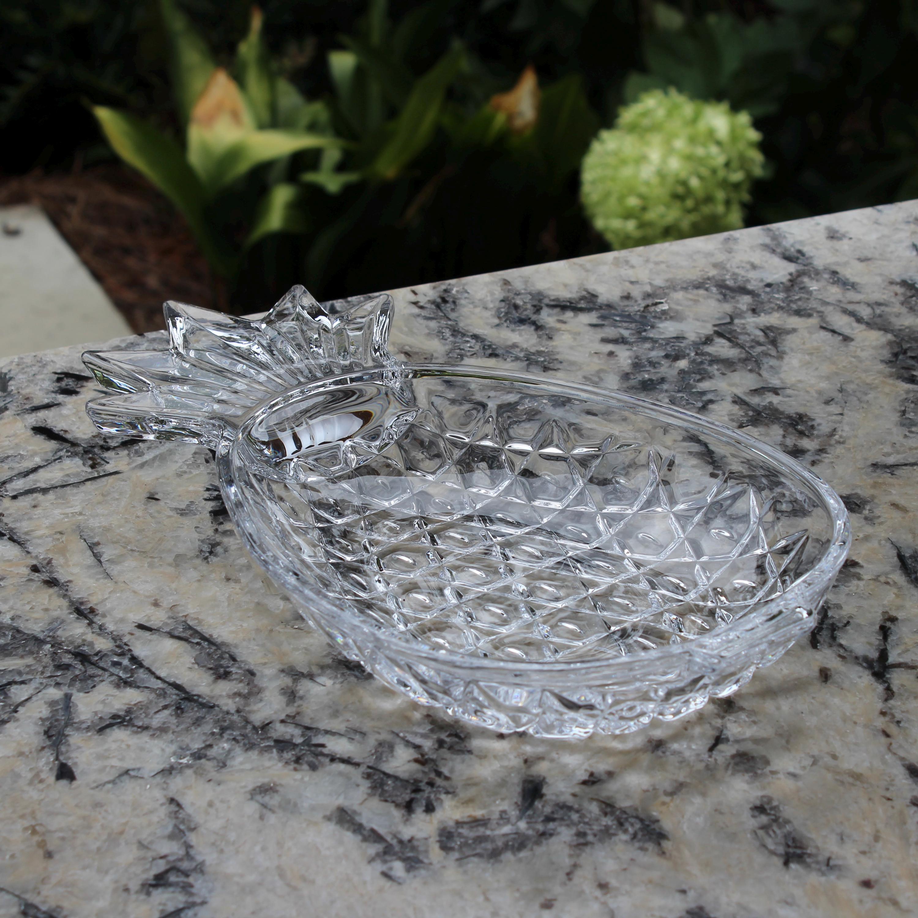 Couteau à Gâteau Vintage Irlandais - Godinger Silver - Manche Cristal - Plaqué Argent