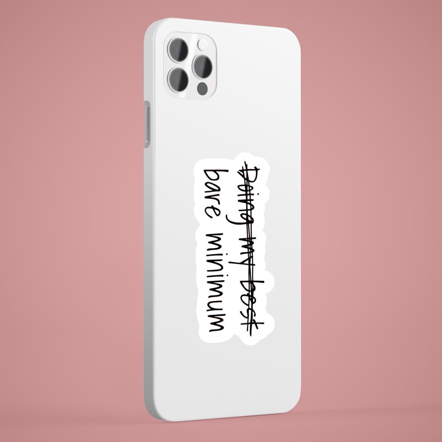 Bare Minimum Meme Sticker - Funny Laptop Decal - Etsy