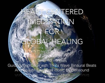 Guided Meditation for Planetary Healing and Love, instant download mp3