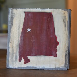 Alabama Wood Block image 2