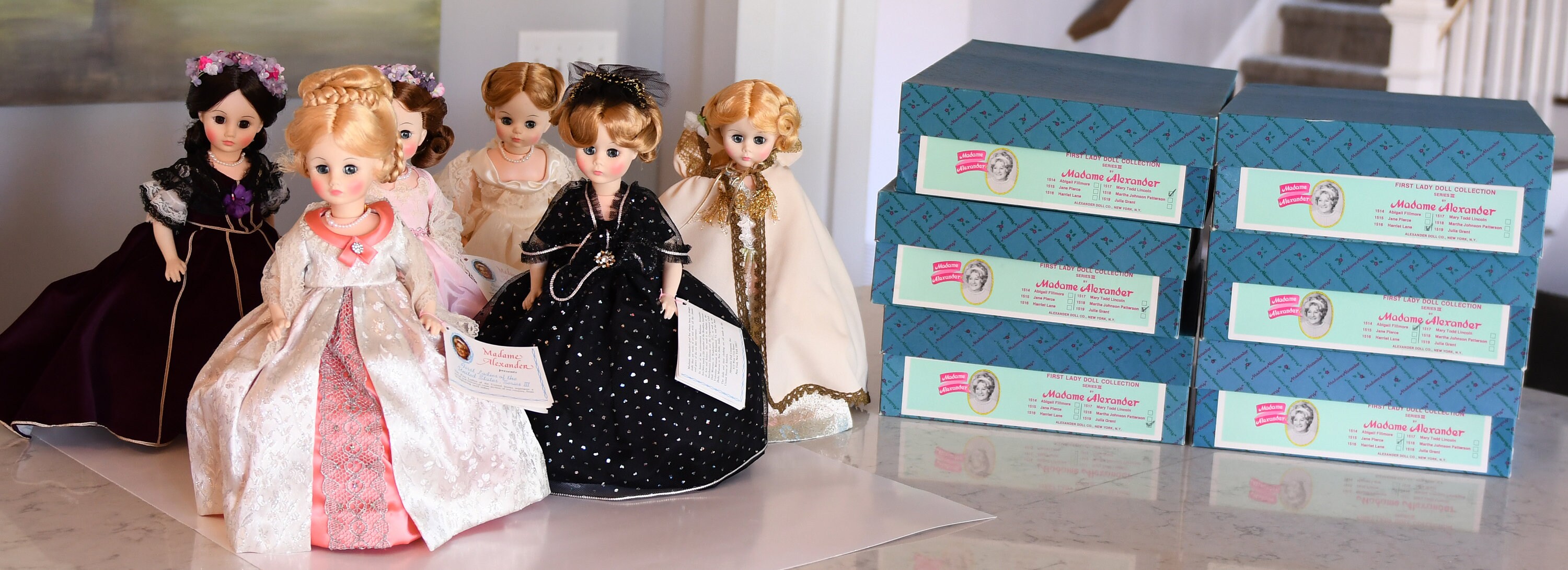 Madame alexander cheap president wives dolls