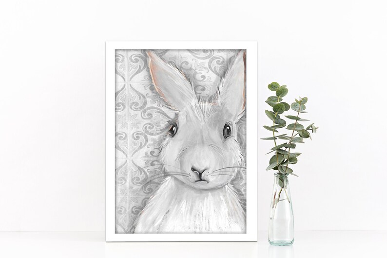 Rabbit on Pattern image 1