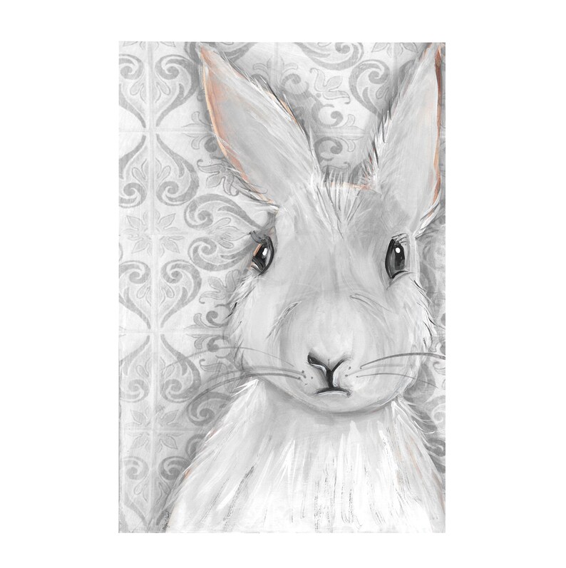Rabbit on Pattern image 3