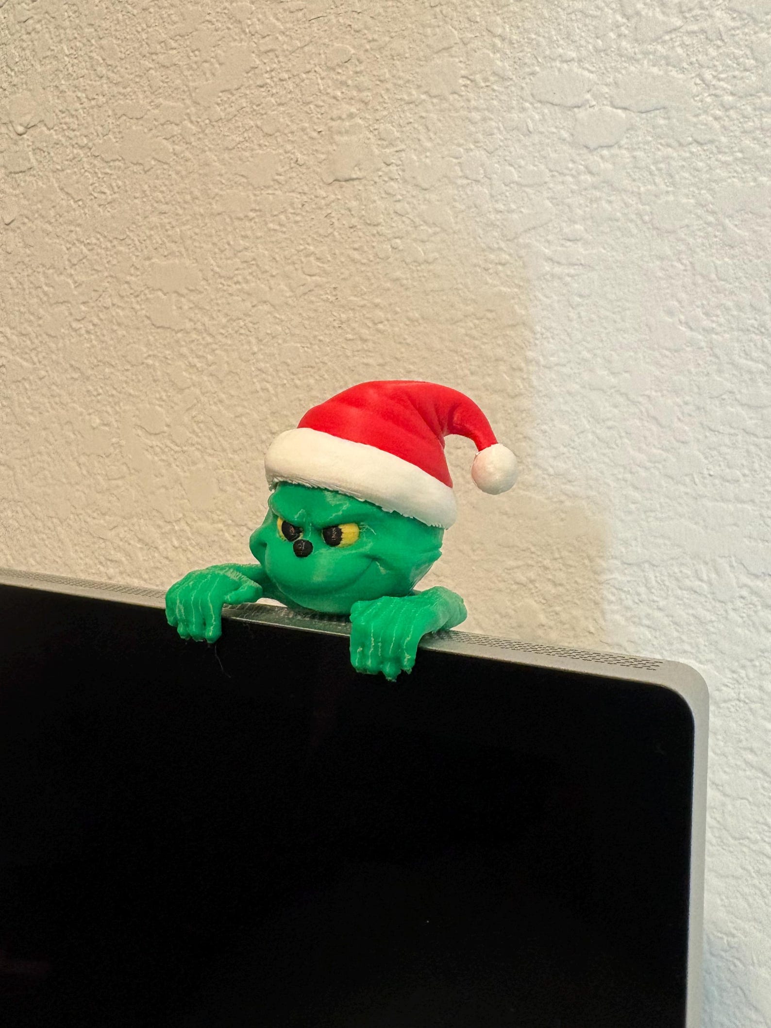 Grinch Monitor Buddy 3D Print - Etsy