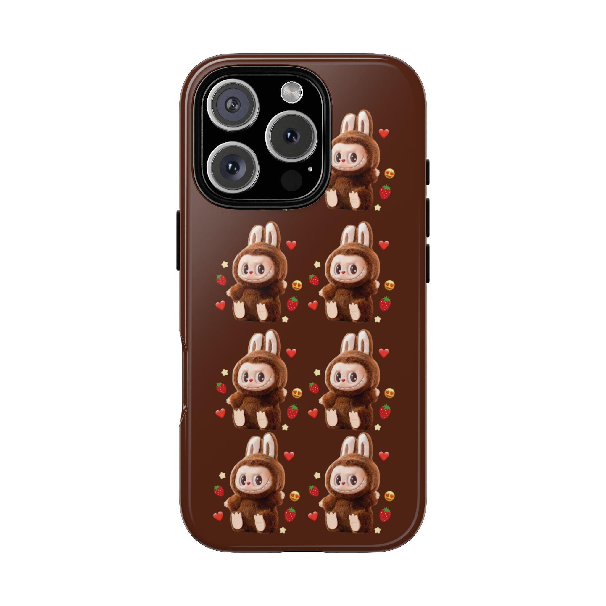 Phone Case, Unique Lobubu Design, Trendy Tough Case for iPhone, Samsung, Protective Cover, Customizable Phone Accessories