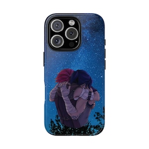Funda resistente de Arcane Vi y Caitlyn para iPhone 16, 15, Samsung S25, S24 Ultra y Pixel 9 Pro / Funda de League of Legends