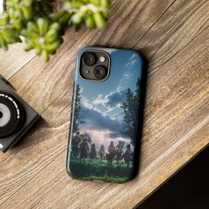 Demon Slayer Phone Case - Tanjiro Kamado and Zenitsu iPhone & Samsung Cover | Anime iPhone 15 14 13 12 11 Pro Max | Samsung S24 S23 S22 S21