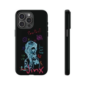 Arcane Jinx Tough Phone Cases for iPhone 16, 15, 14, 13, 12, 11 Pro Max & Samsung S25, S24, S23, S22, S21 Ultra Plus -  Durable Protection