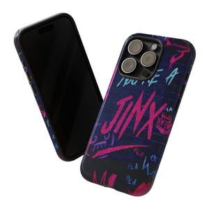 Arcane Jinx Phone Case for iPhone 16, 15, 14, 13, 12, 11 Pro Max & Samsung S24, S23, S22, S21 Ultra Plus – Stylish and Durable Design