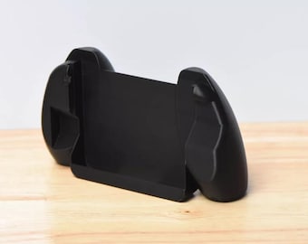 Emulador portátil PowKiddy V90 negro con agarre cómodo