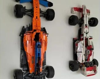 Soporte de pared de primera calidad compatible con Lego Mclaren F1 n.º 42141 y Grand Prix n.º 42000