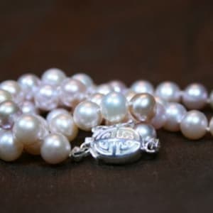 Collar de perlas de calidad reliquia