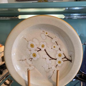 Vintage Mikasa Dinner Plates Boutique Snow Blossoms set of 4