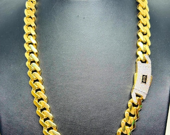 13 mm メンズ マイアミ キューバン ロイヤル リンク チェーン