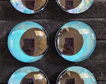 Light Fury Inspired Safety Eyes For Crochet Plushies: Set of 3 Pairs