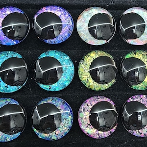 Mindbend 2-serie kleurverschuiving veiligheidsogen: 6 paar handgeschilderde kameleonogen