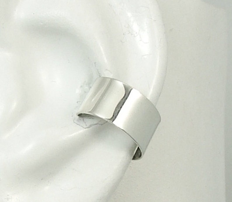 14K White Gold Ear Cuff Ear Band Nonpierced Cartilage Wrap Etsy