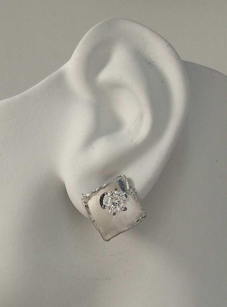 Earring Jackets for Studs Diamond Jackets Gemstone Jacket Etsy