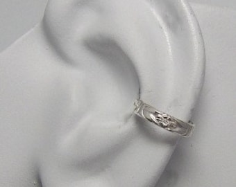 Custom order for Olivia Sterling Silver Conch Cartilage Earring, Post Hoop Conch, Hex Piercing, Silver Body Jewelry Gauge E124SSPOST