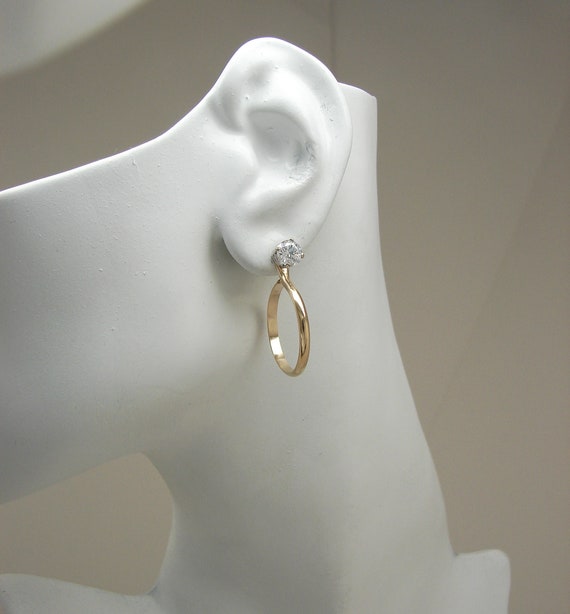 Hoop earring jackets for cheap studs