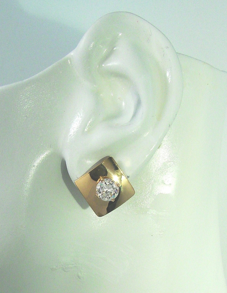 Earring Jackets for Studs Post Earring Jacket Gold Filled Etsy