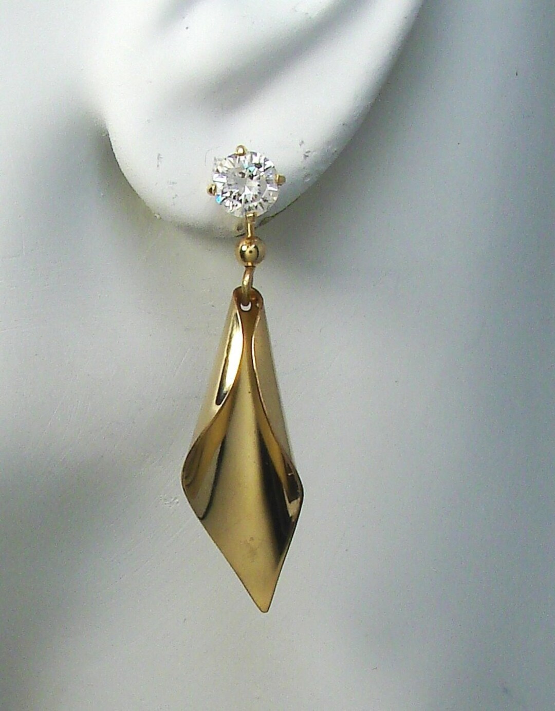 Earring Jackets for Studs,14k Gold Filled Dangle Calla Lily Earring