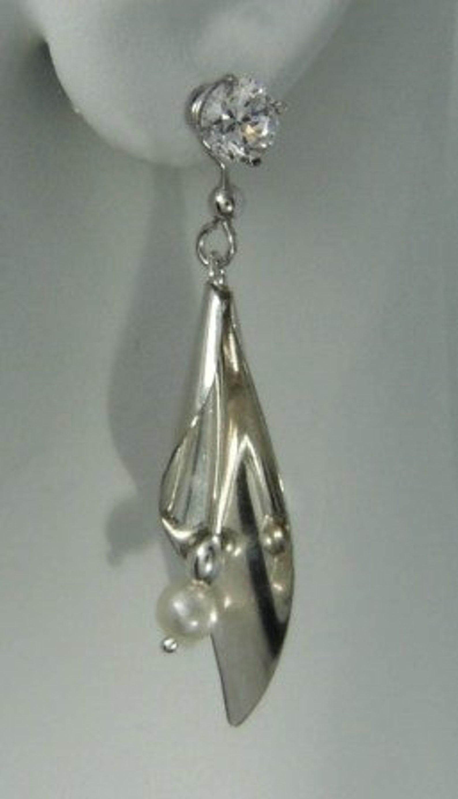 EARRING JACKETS for Studs Sterling Silver Dangling Calla Lily Etsy