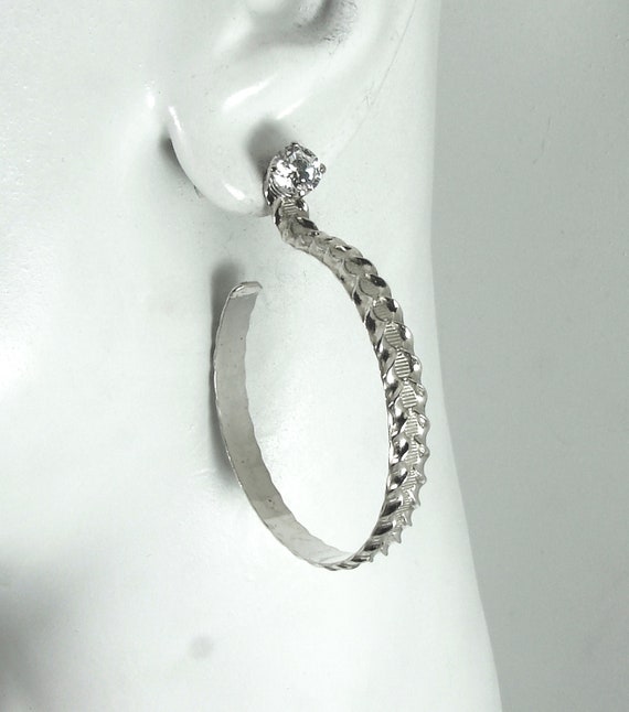 Silver earring jackets for studs sale