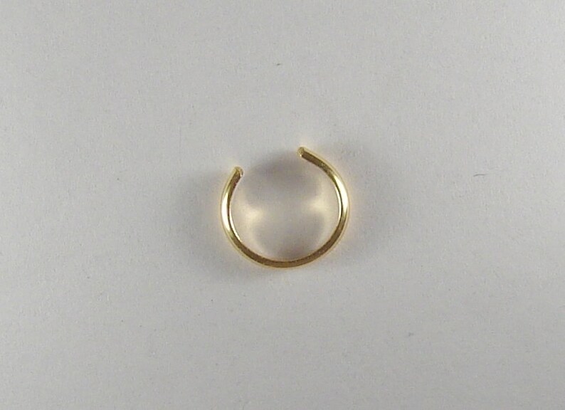 MINI Ear Cuff Cartilage Faux Earring Fake Earring No Piercing Hoop Gold Hoop Helix earcuff 14K Gold Filled Double Twist Wire MCEDWGF