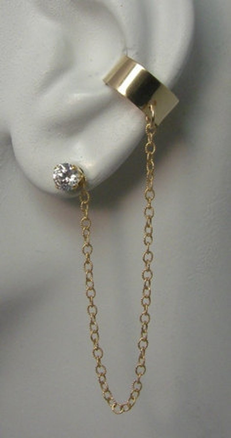 Ear Cuff Gold Nonpierced Earring Fake Conch Simple Earcuff Etsy