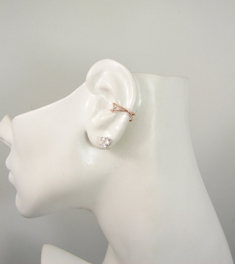 Pink Conch Rose earrings